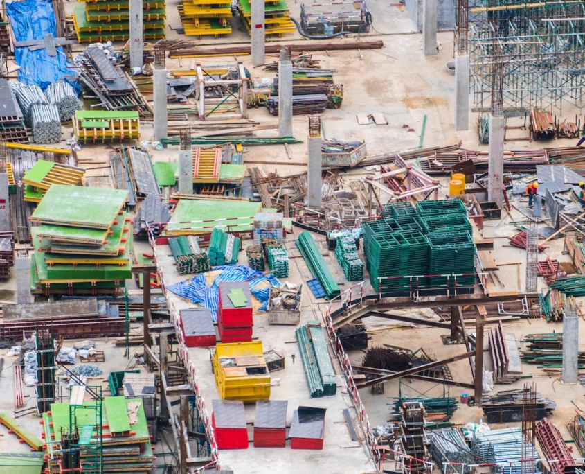 Sorteren van de materialen